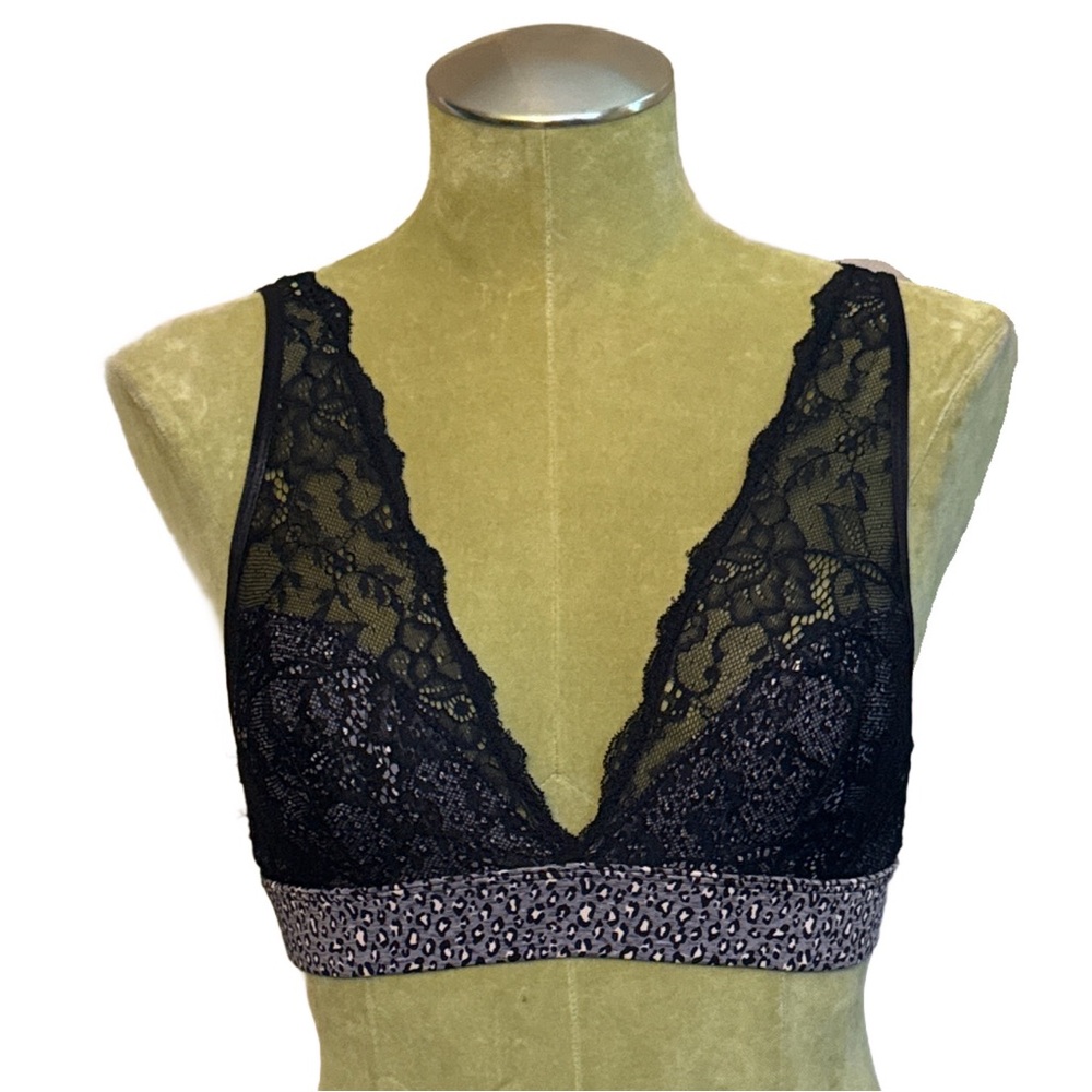 Nicole Miller New York Black Lace Bralette
